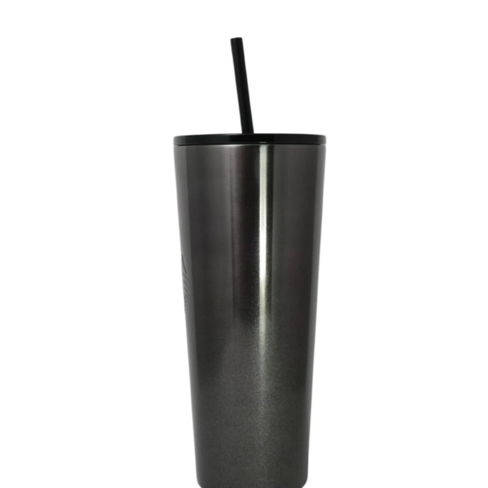 Starbucks Black Silver Glitter Gradient 24oz Cold